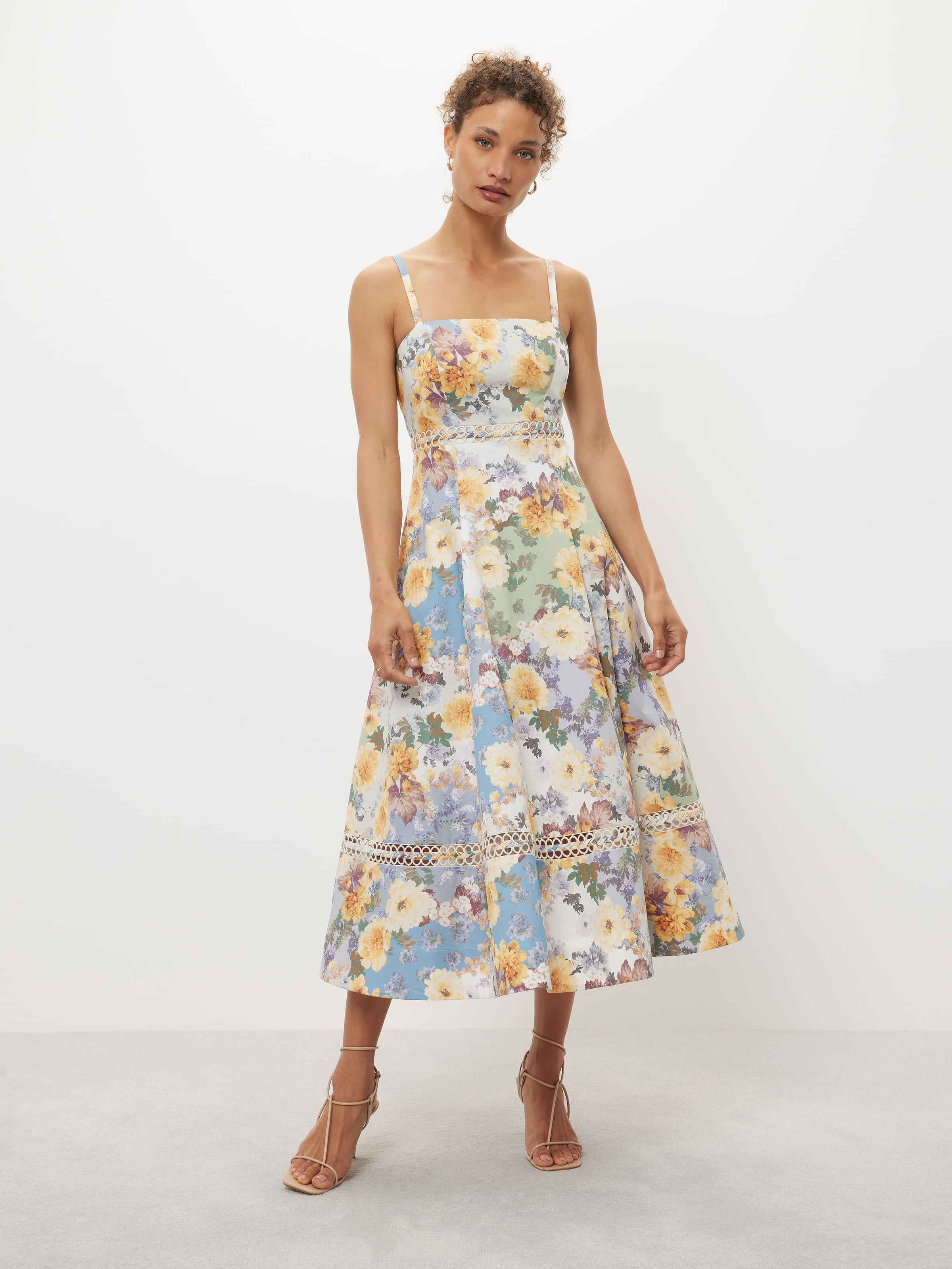 Connie Trim Midi Dress