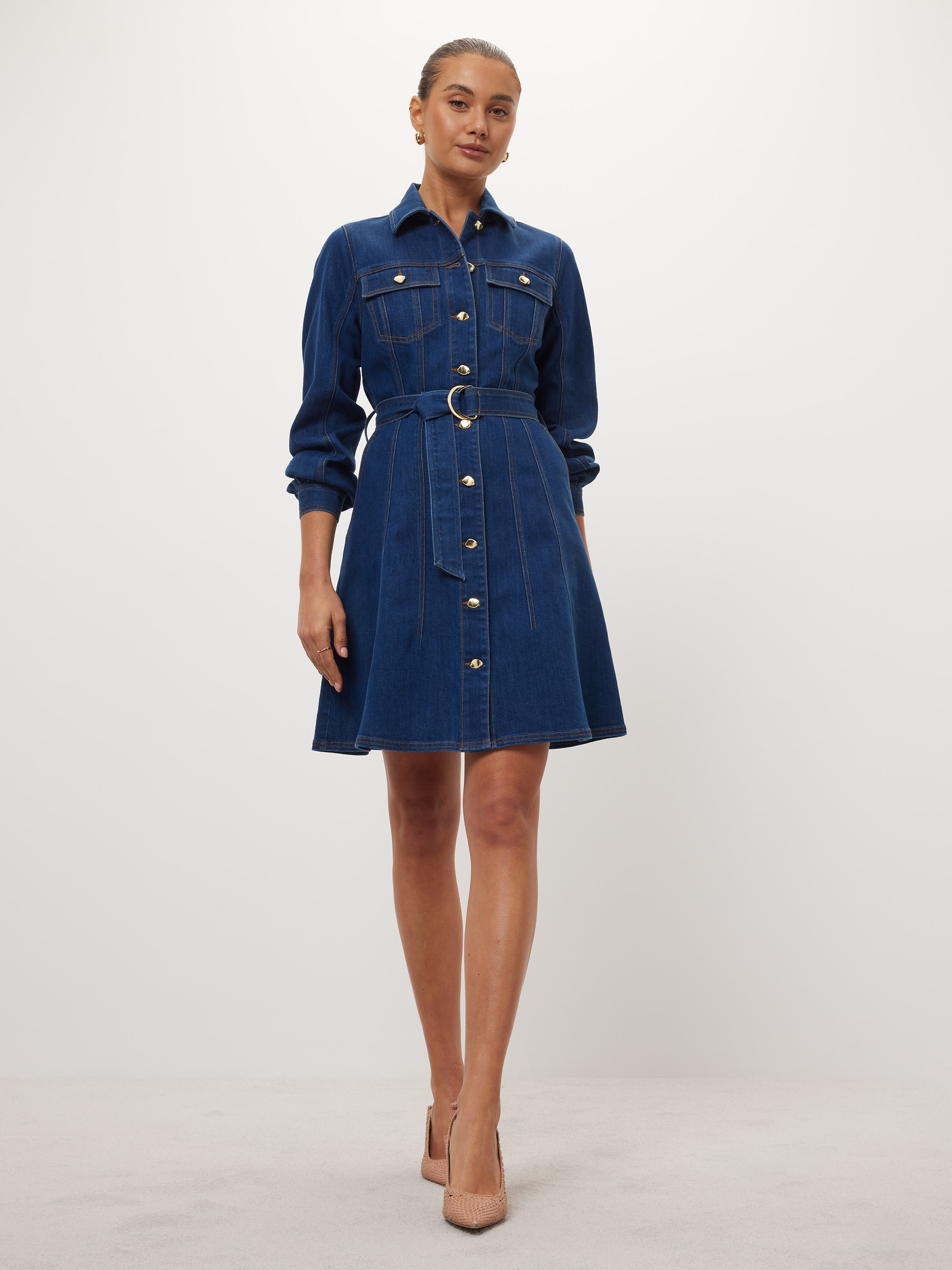 Hamilton Denim Short Dress