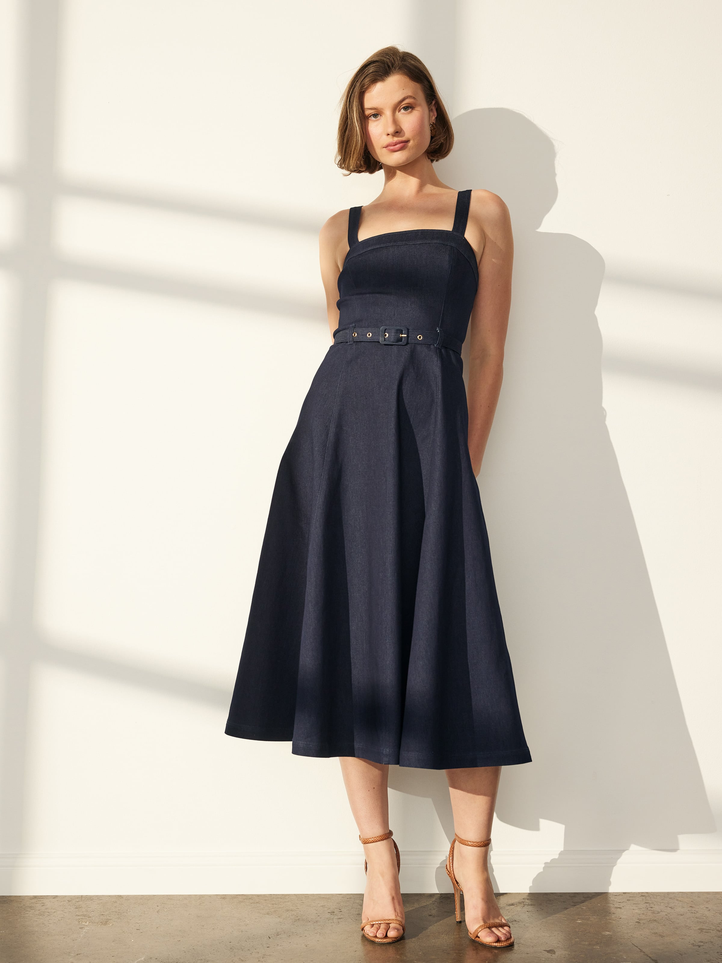 Montana Denim Midi Dress