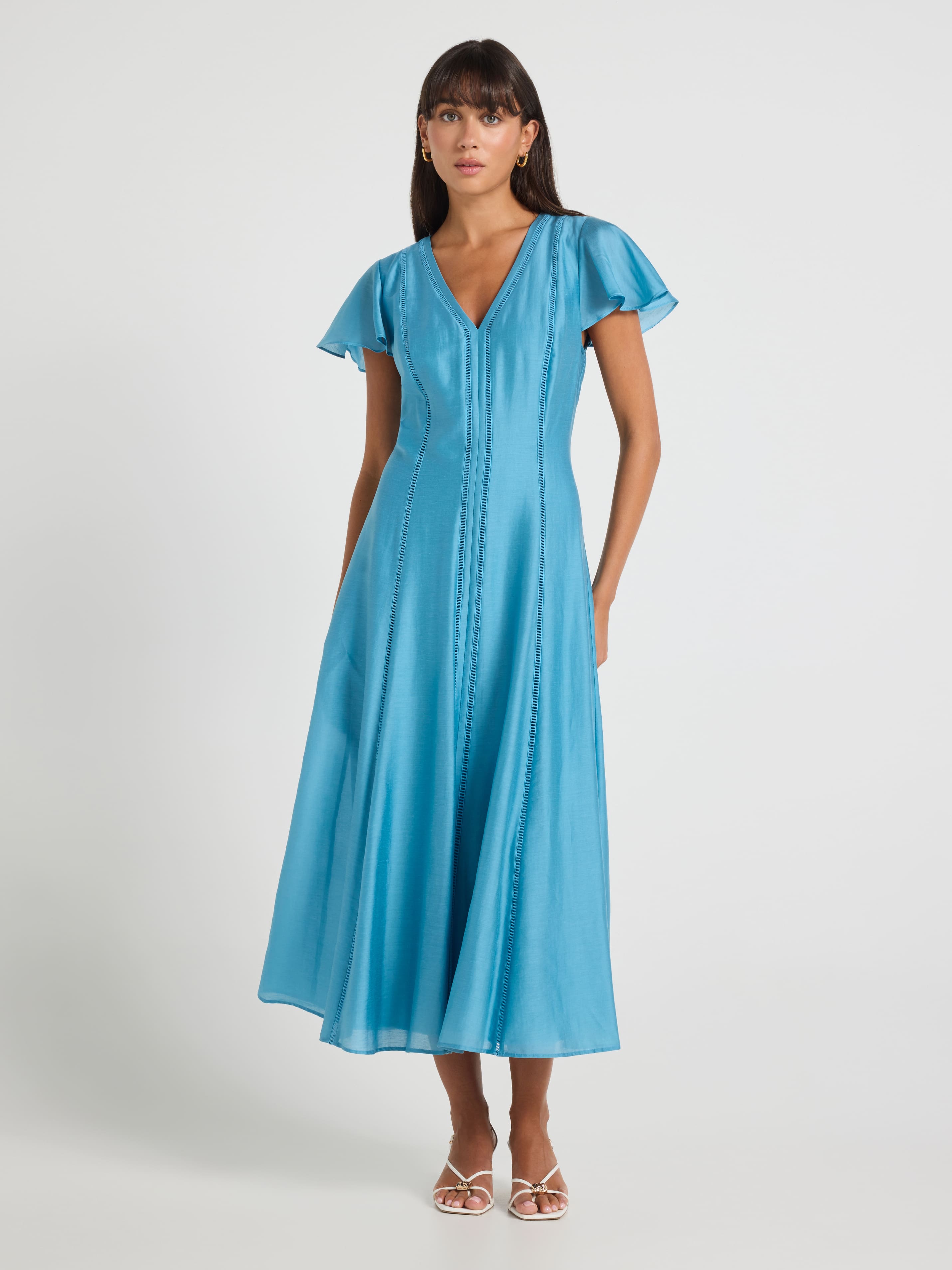 Nicola Trim Detail Midi Dress