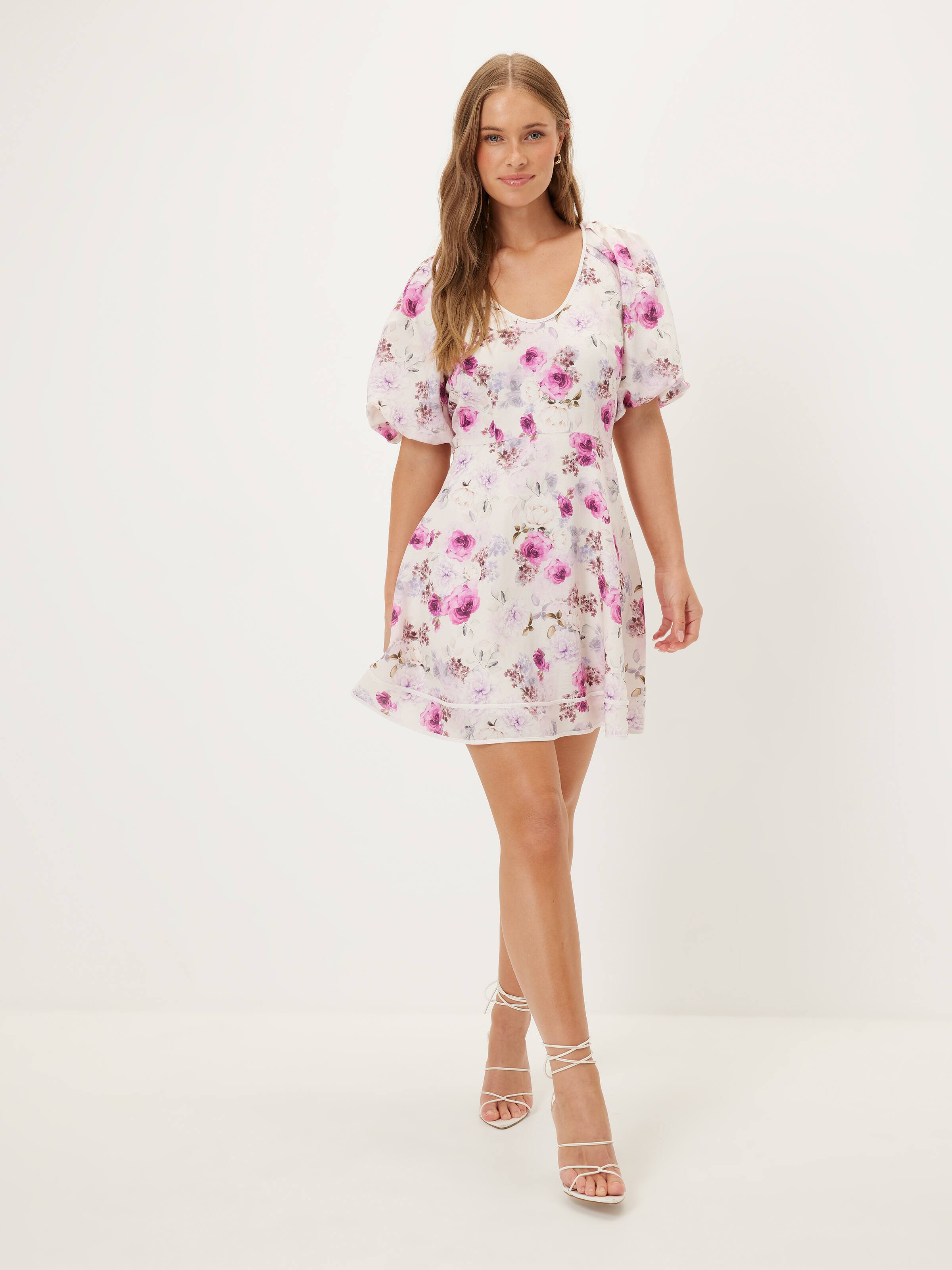 Gigi Puff Sleeve Short Dress