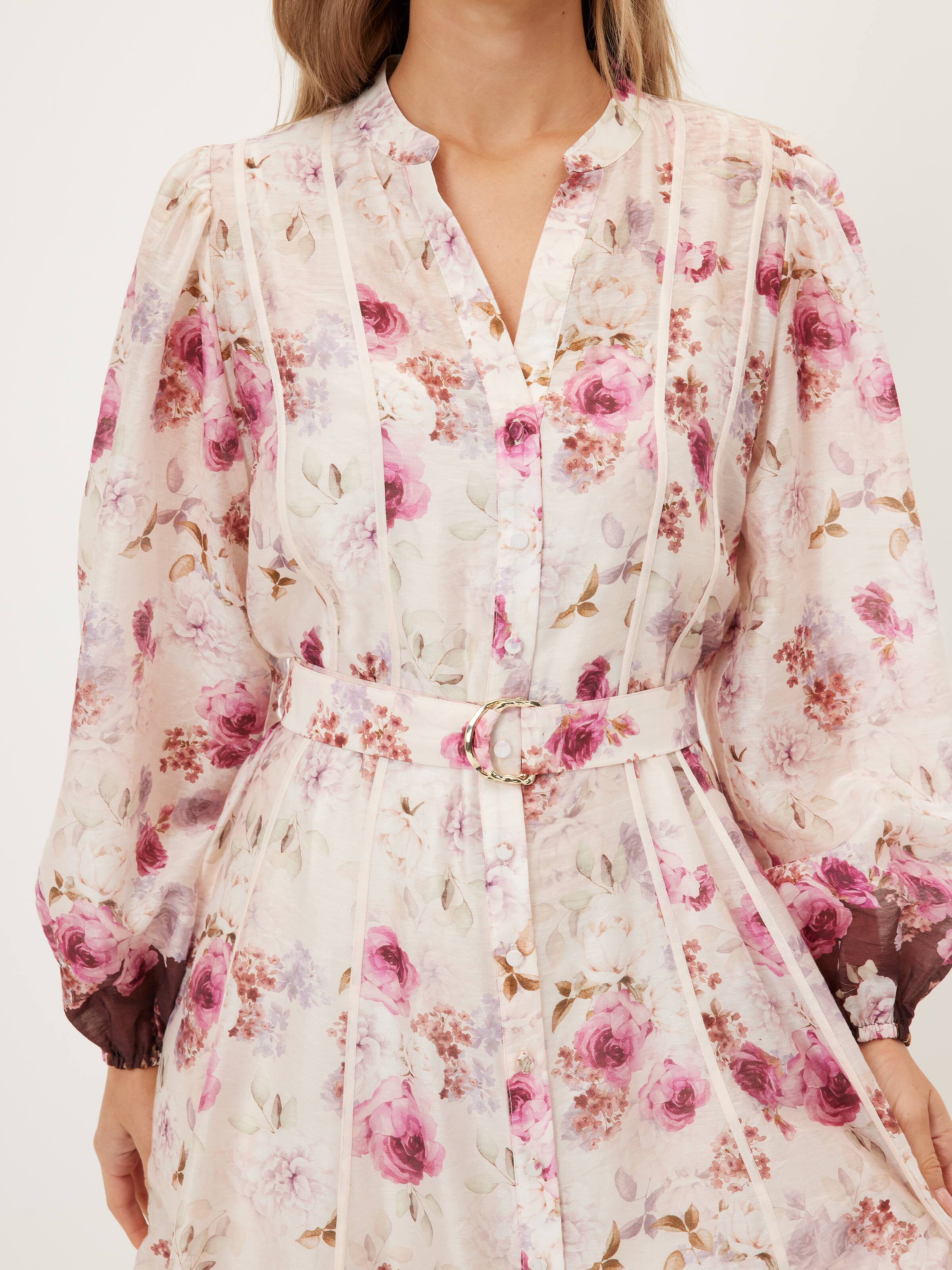 Riley Bind Detail Midi Dress