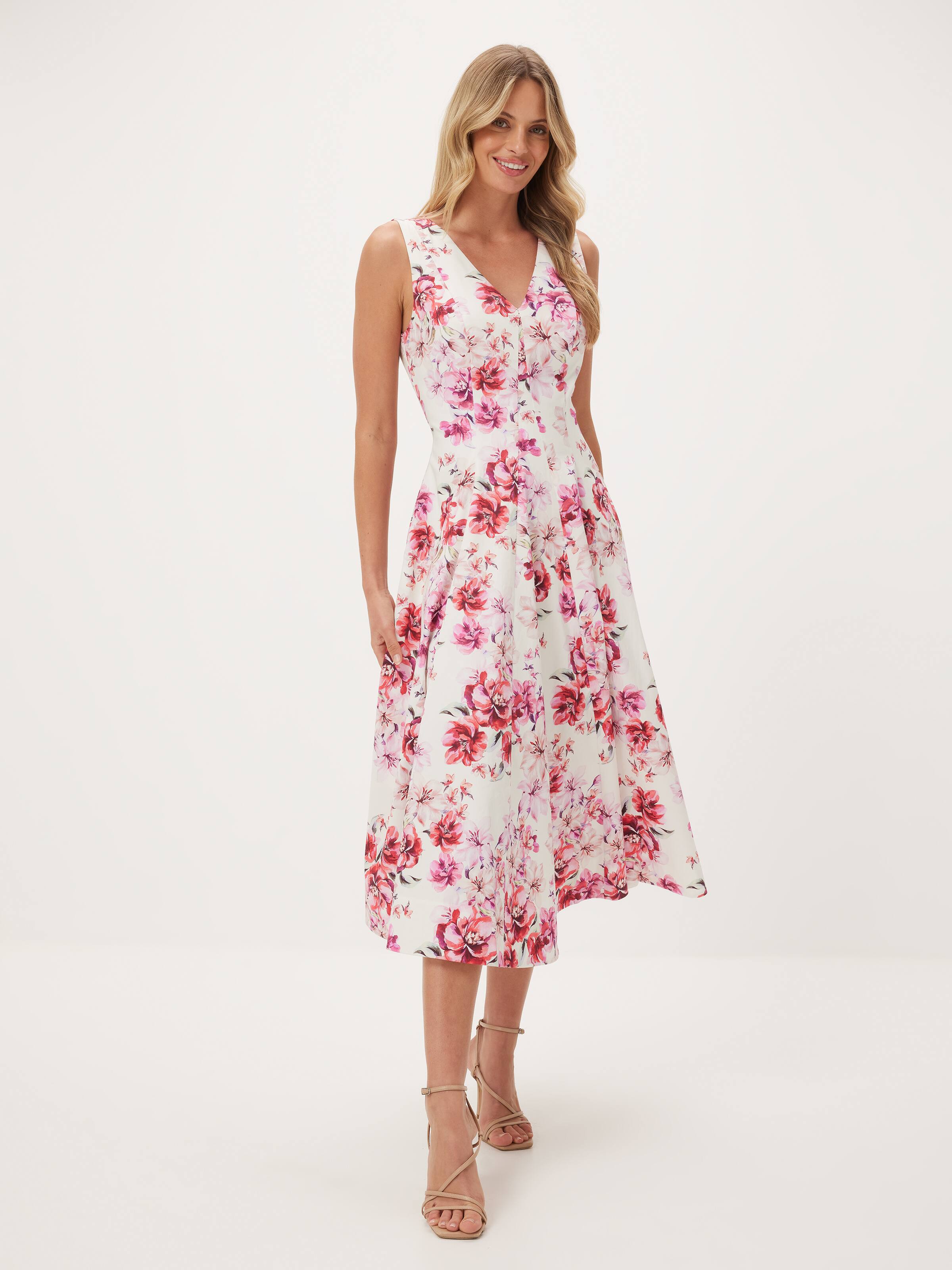 Lottie Fit & Flare Midi Dress