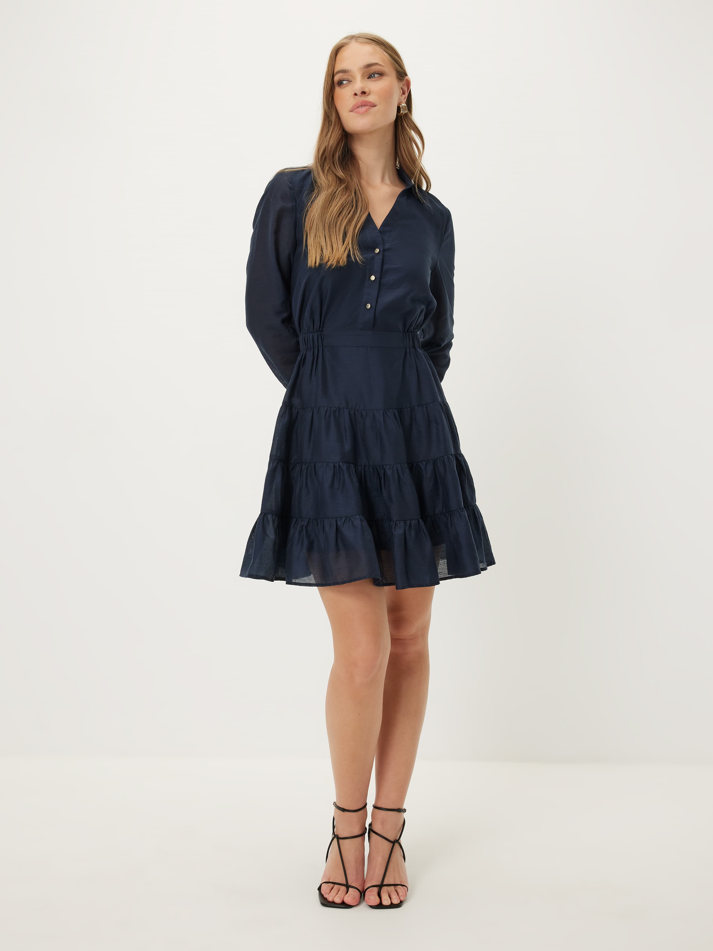 Kaylee Long Sleeve Short Dress