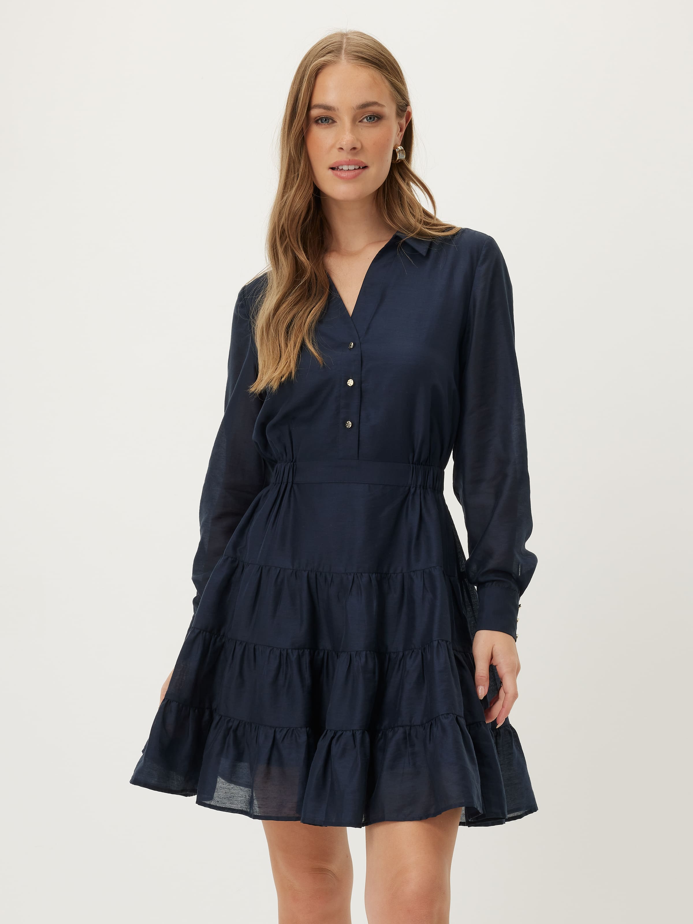 Kaylee Long Sleeve Short Dress