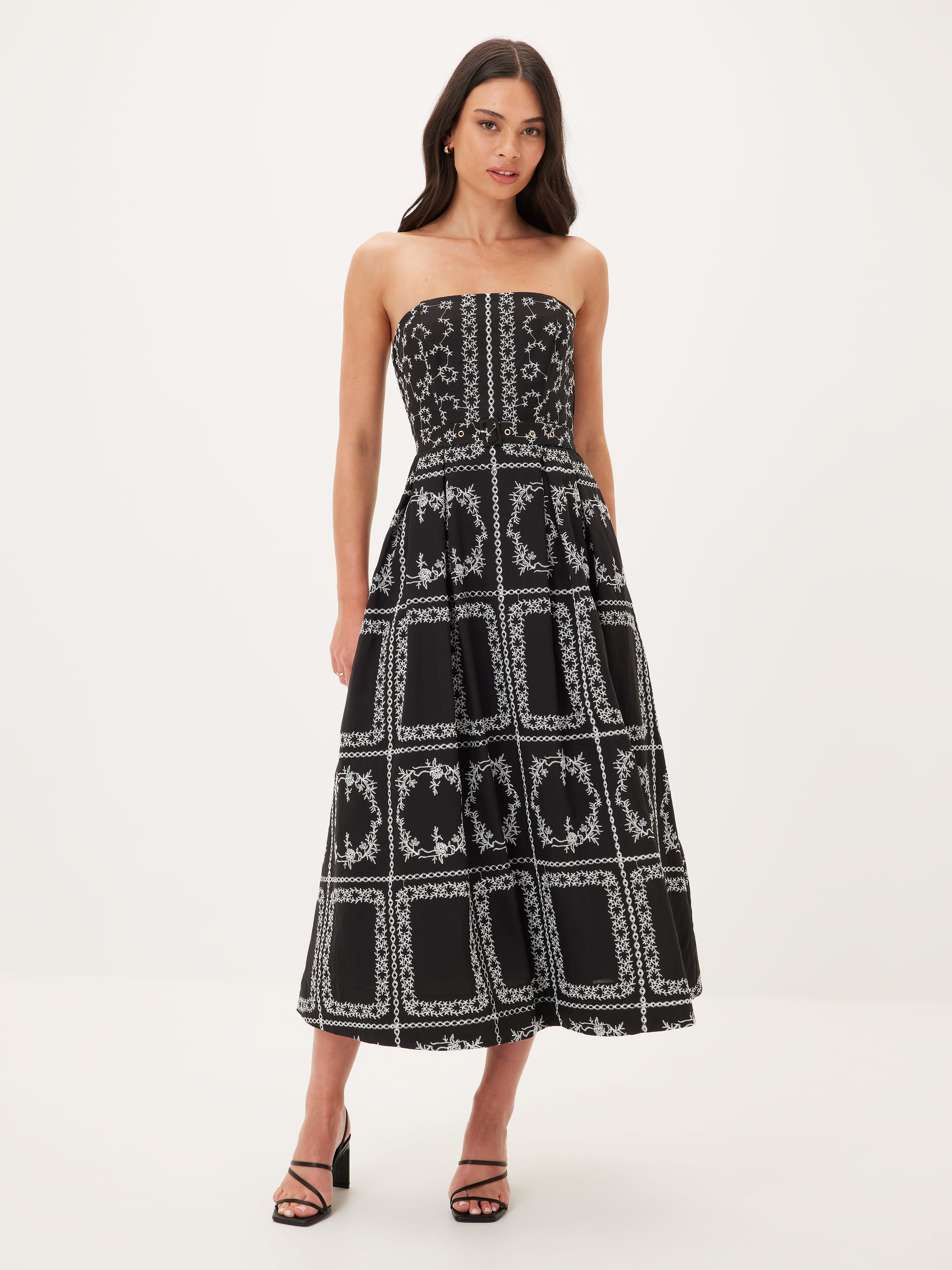 Blair Strapless Midi Dress