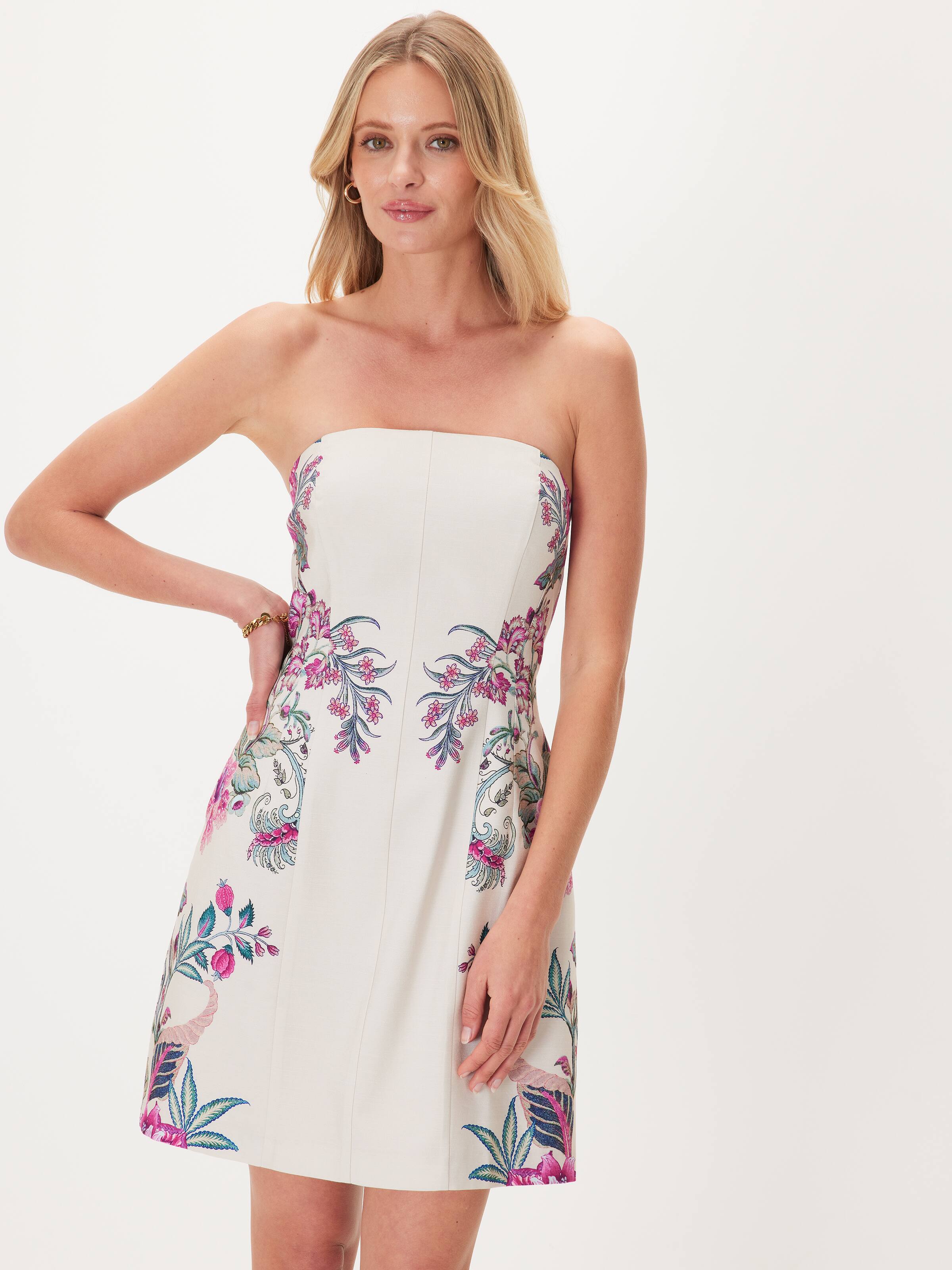 Polly Strapless Short Dress