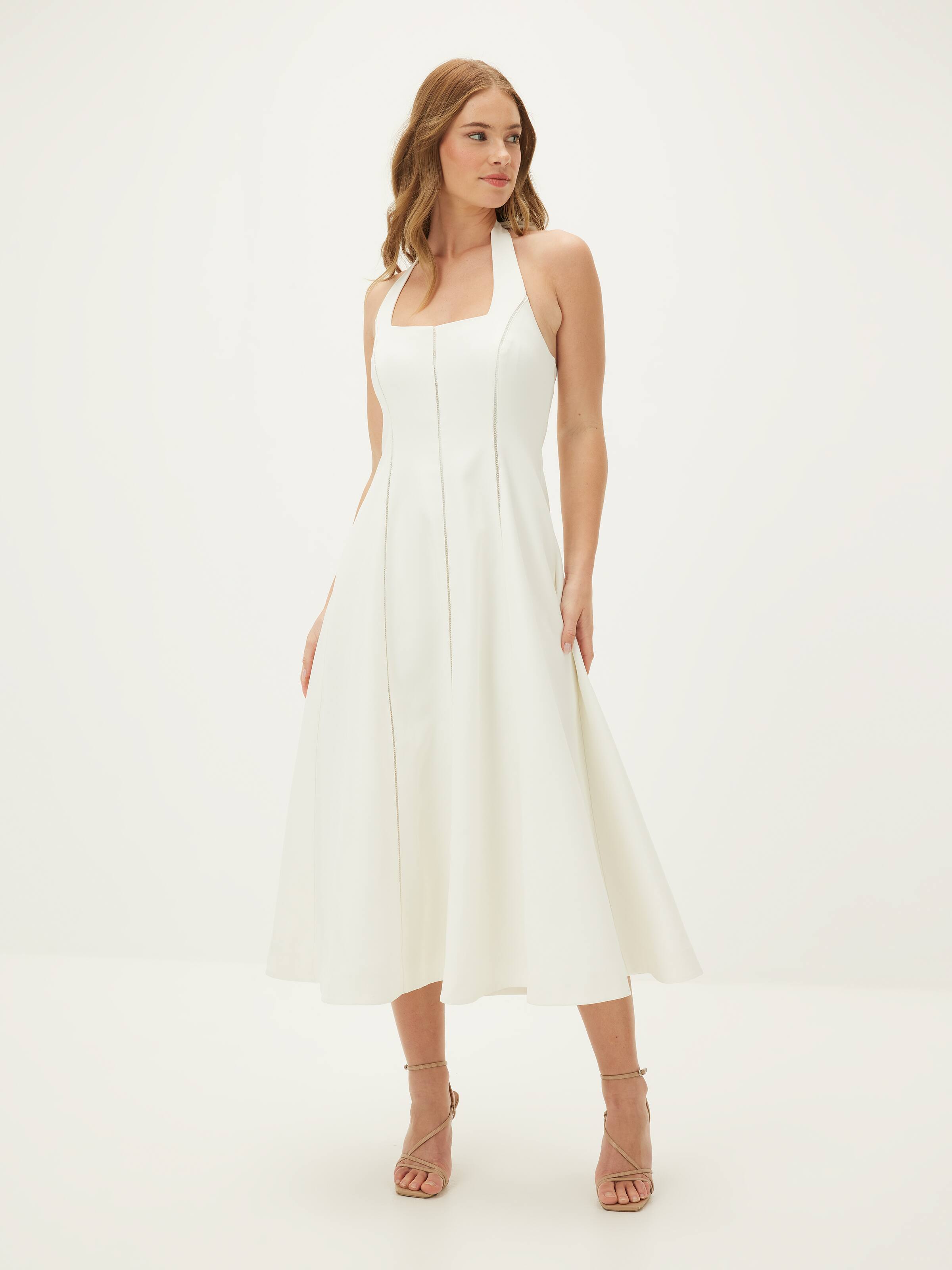 Hayley Halter Midi Dress