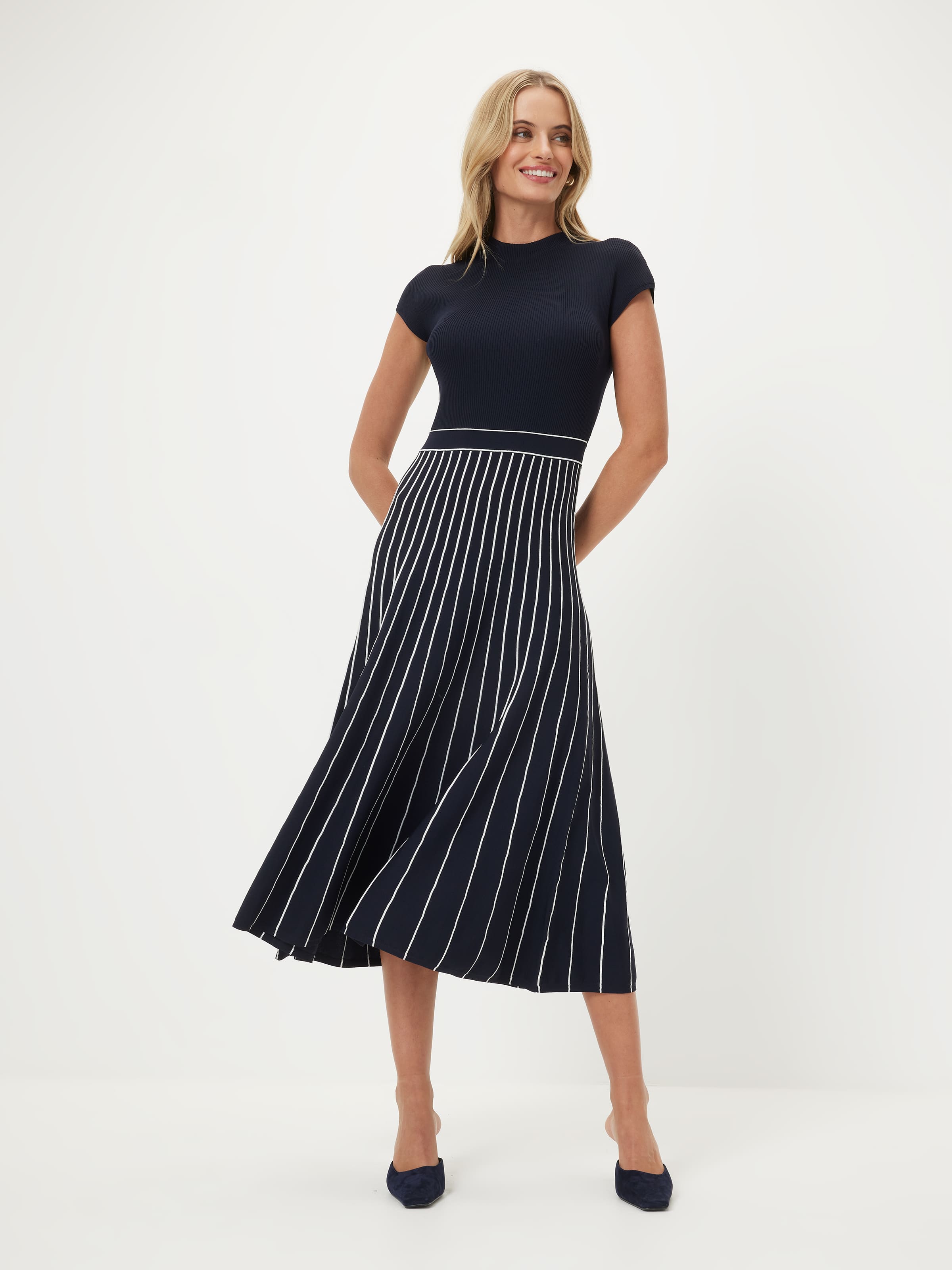Serena Stripe Detail Dress