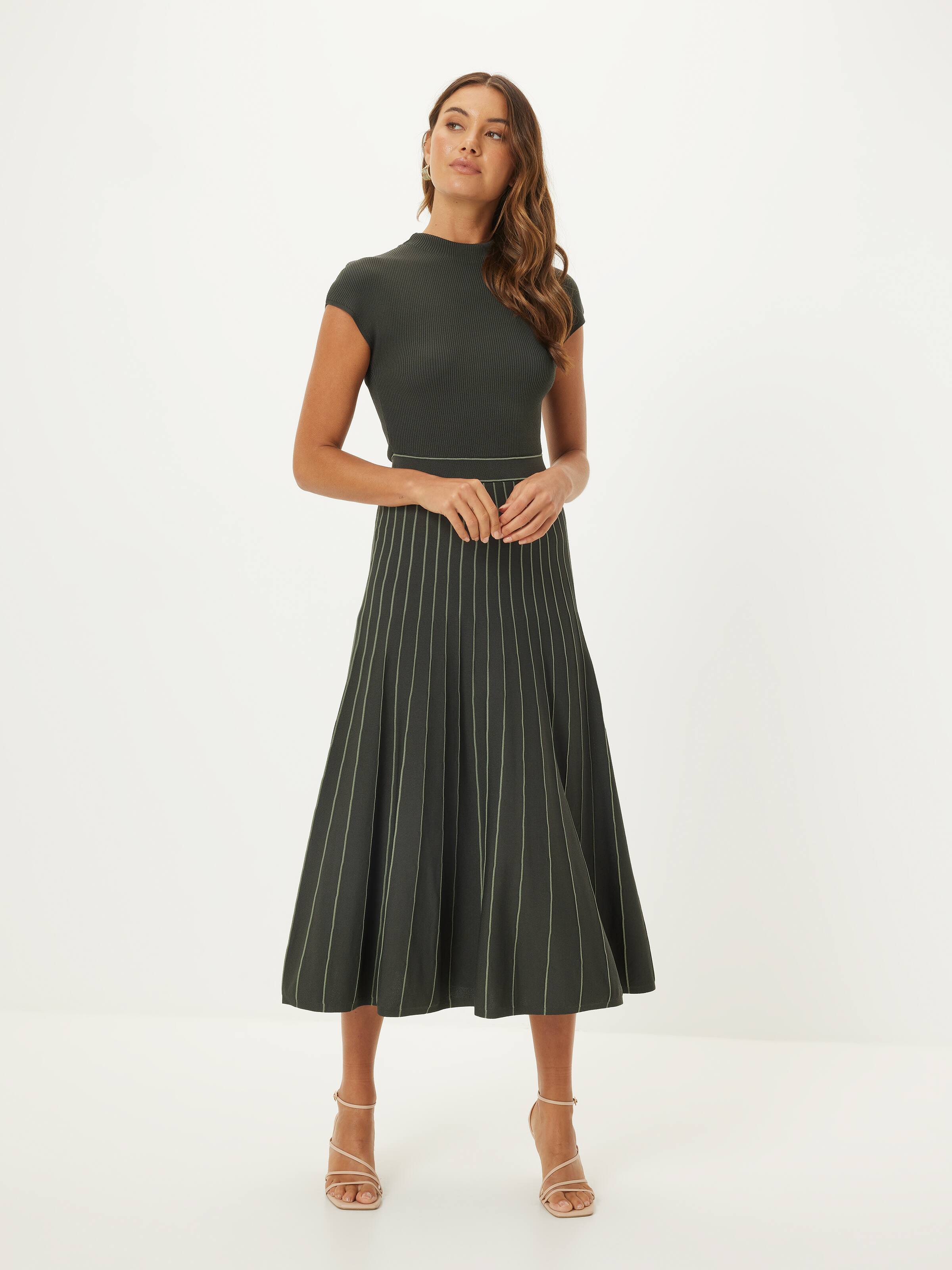 Serena Stripe Detail Dress