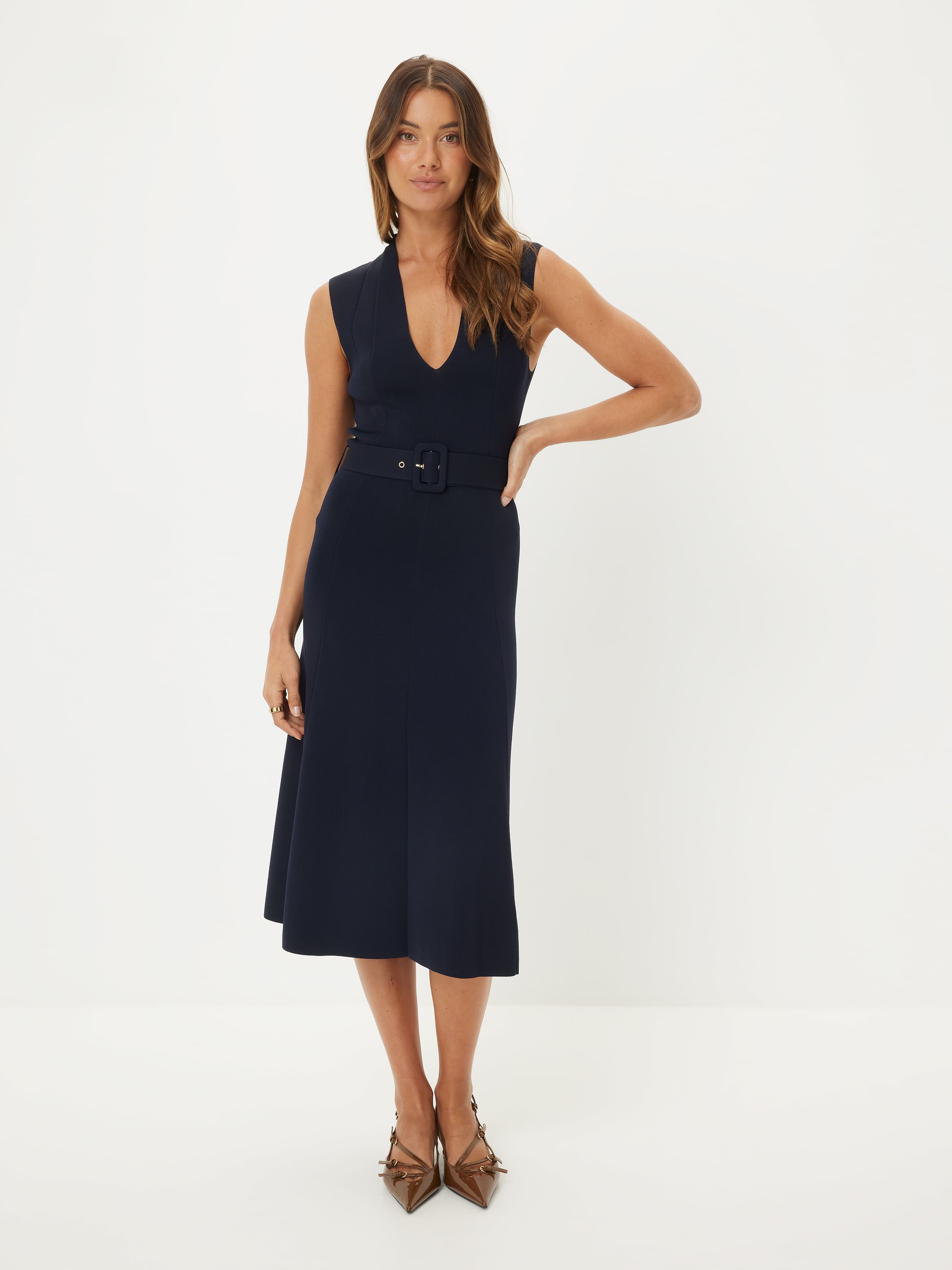 Corey Milano Buckle Dress