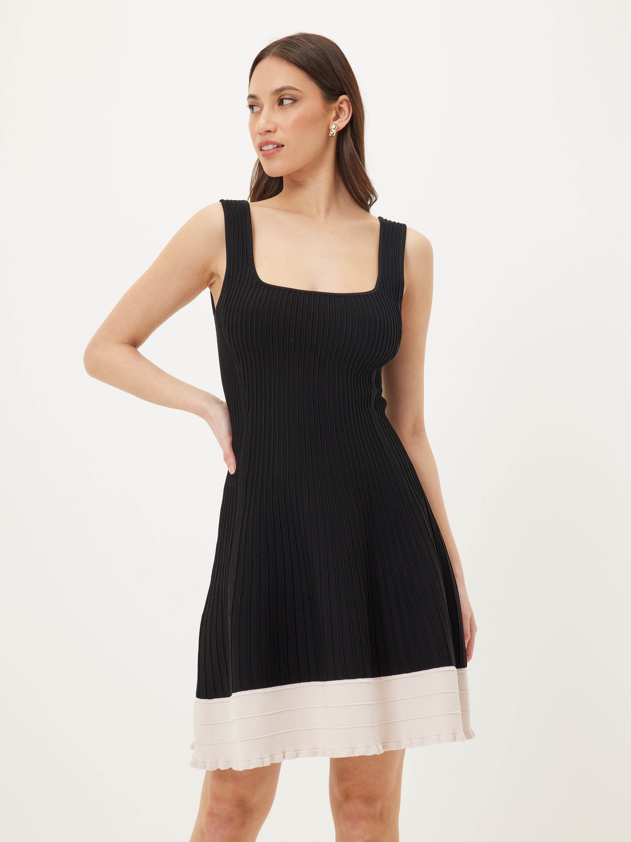 Natalie Hem Detail Knit Dress