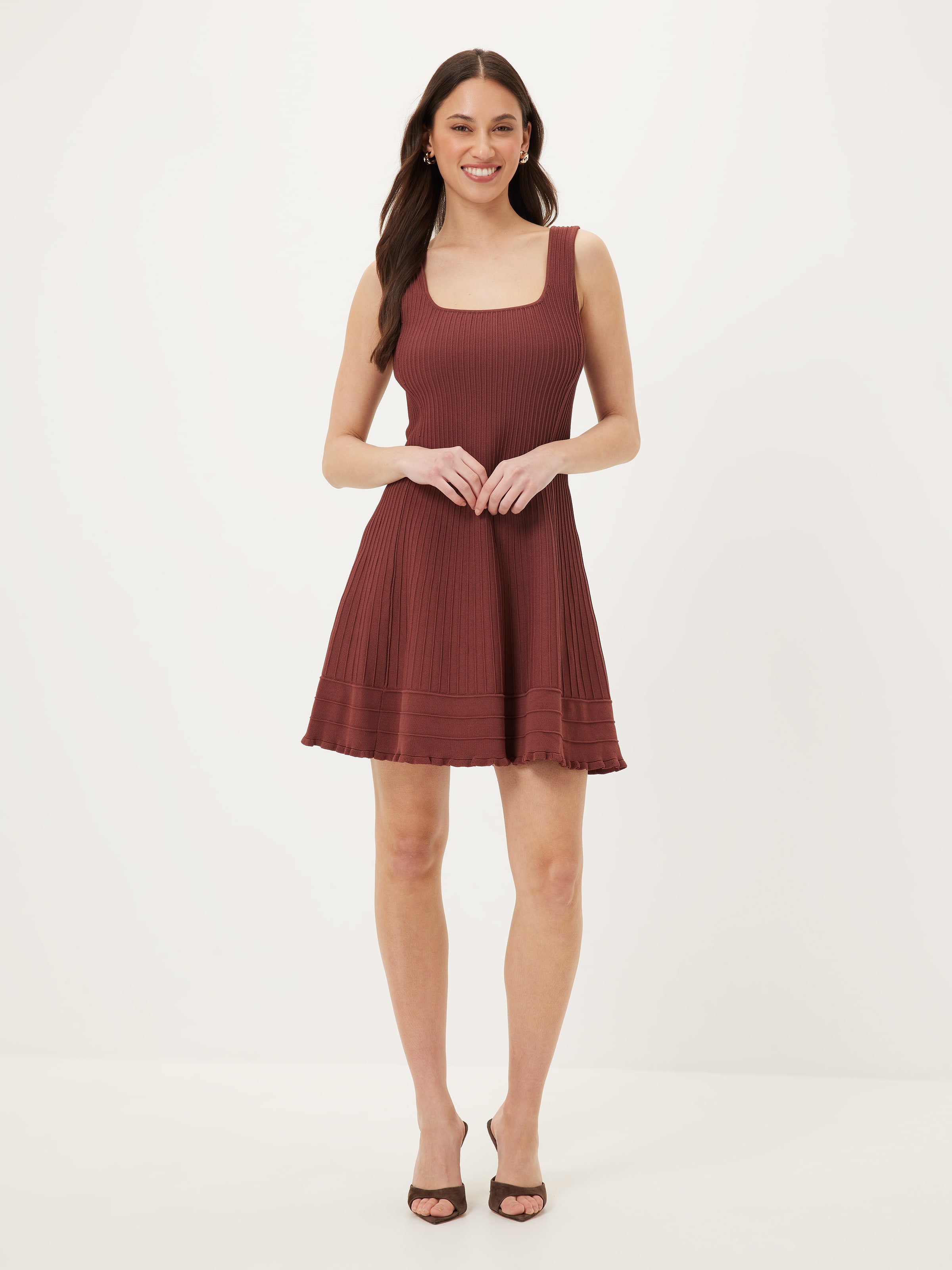 Natalie Hem Detail Knit Dress