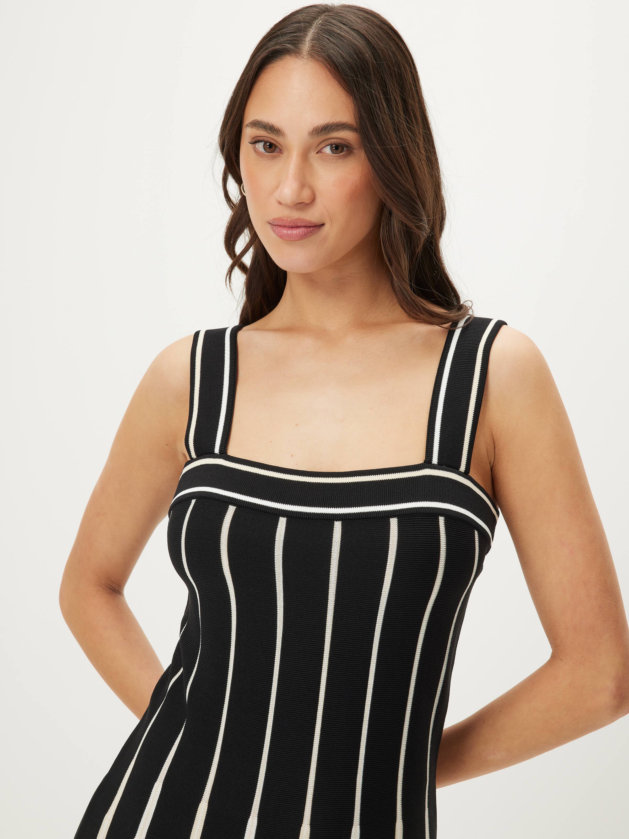 Ivy Stripe Detail Midi Dress