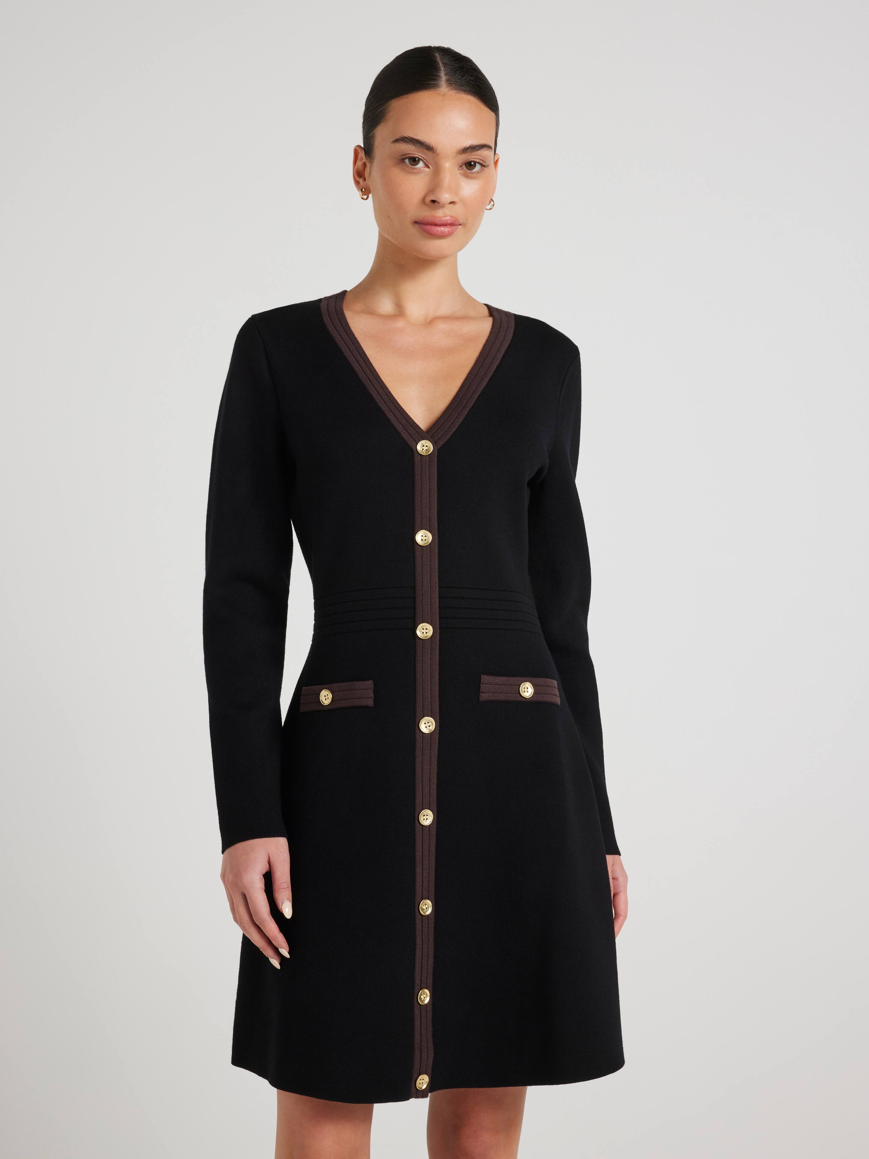 Hannah Tipped Knit Dress