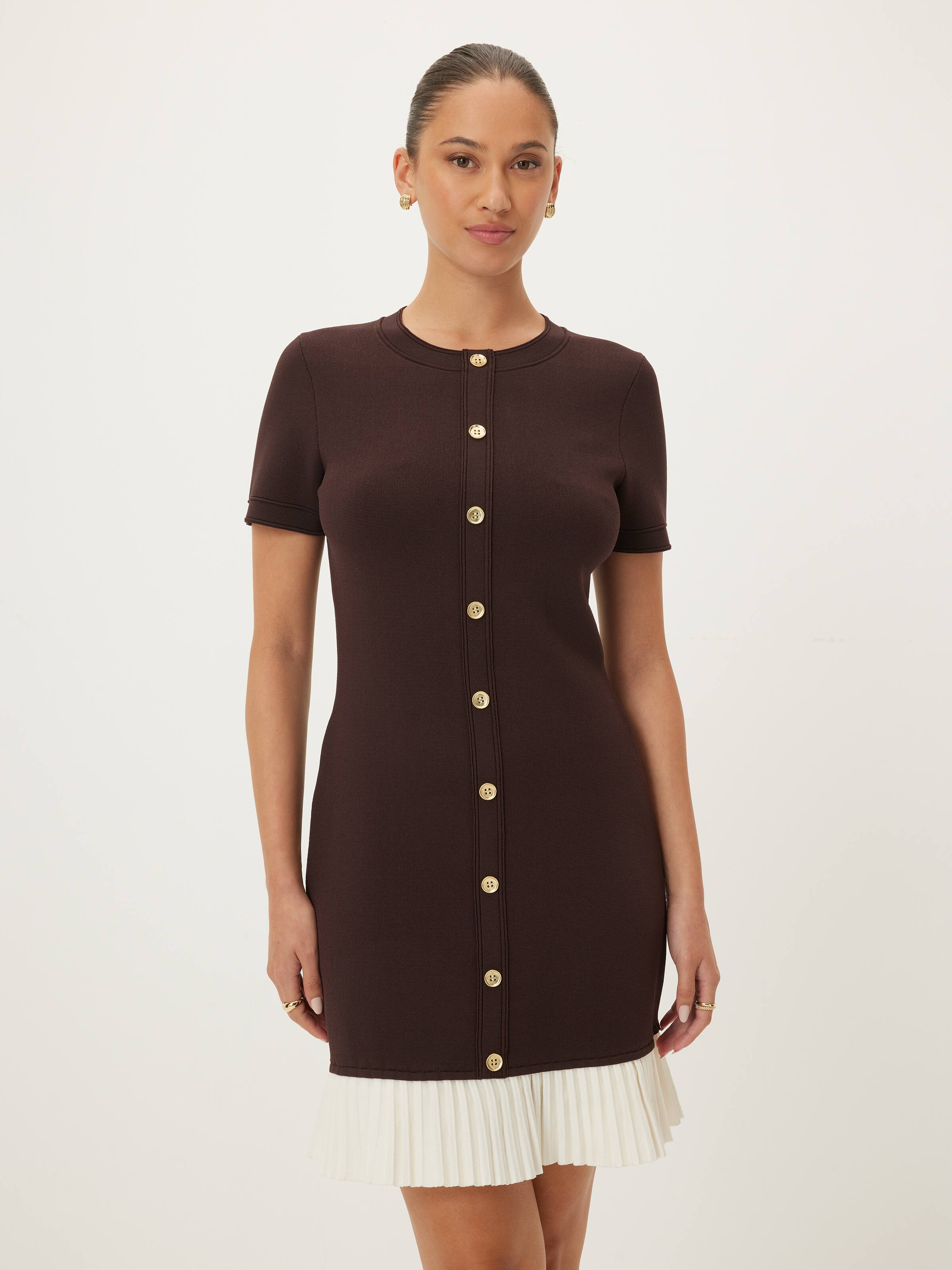 Aria Frill Detail Knit Midi