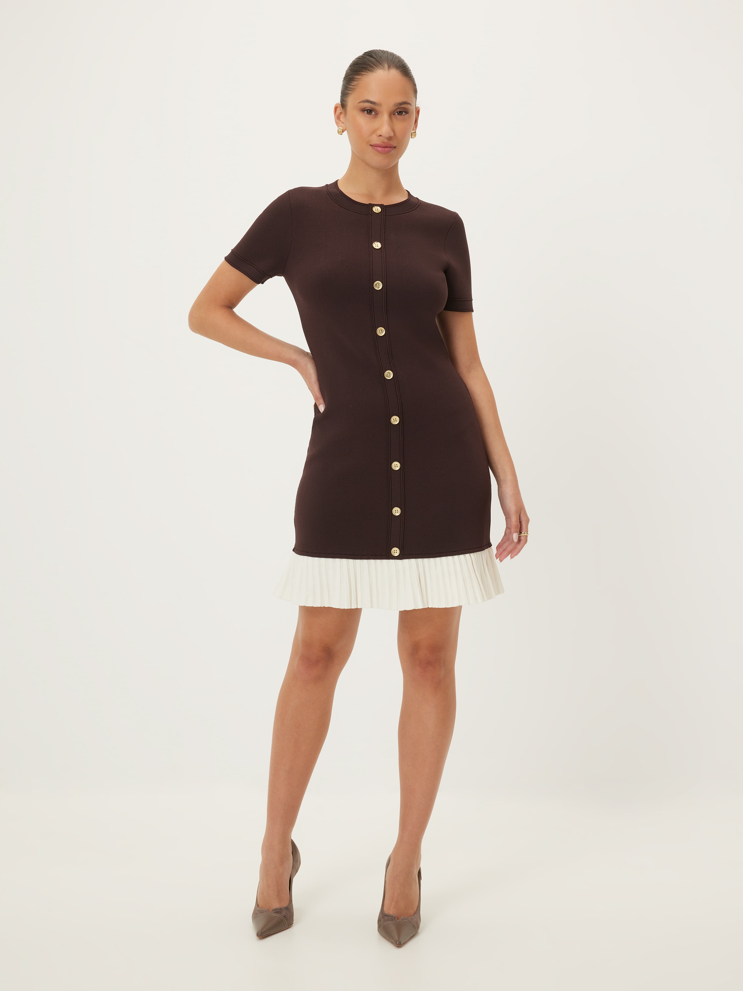 Aria Frill Detail Knit Midi - Portmans Online