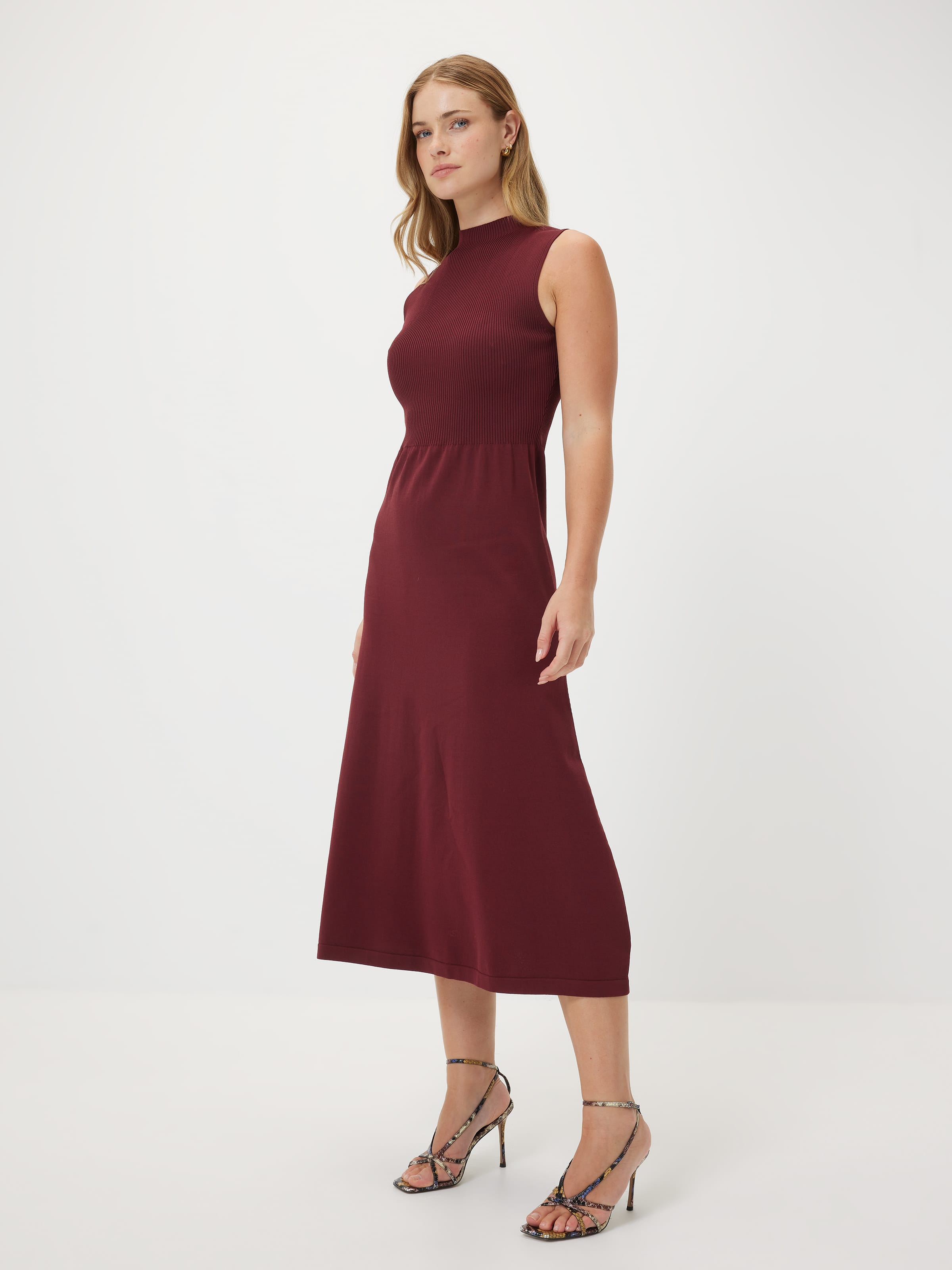 Clara High Neck Knit Dress