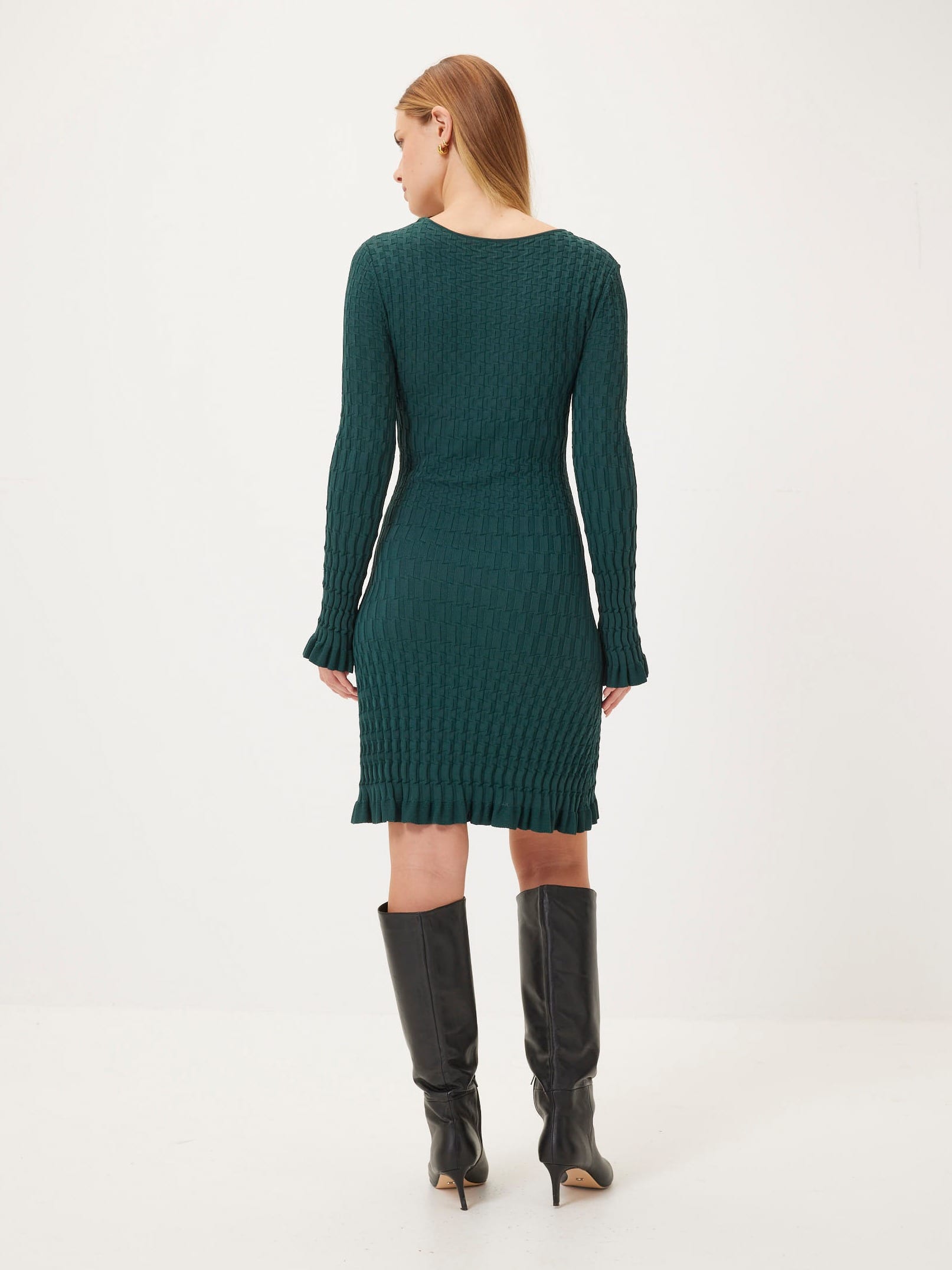 Cleo Twotone Knit Dress