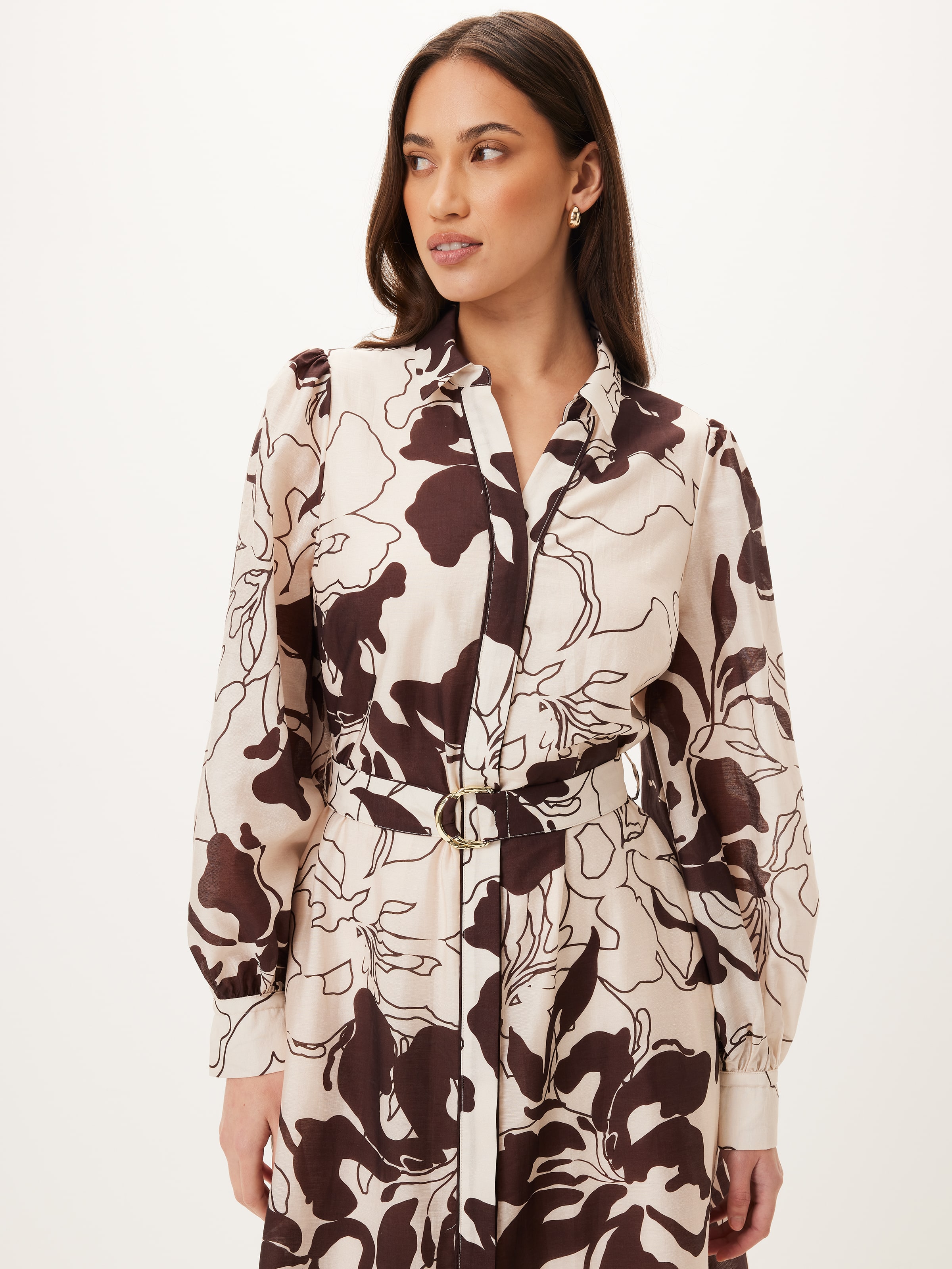 Vanessa Piping Midi Dress