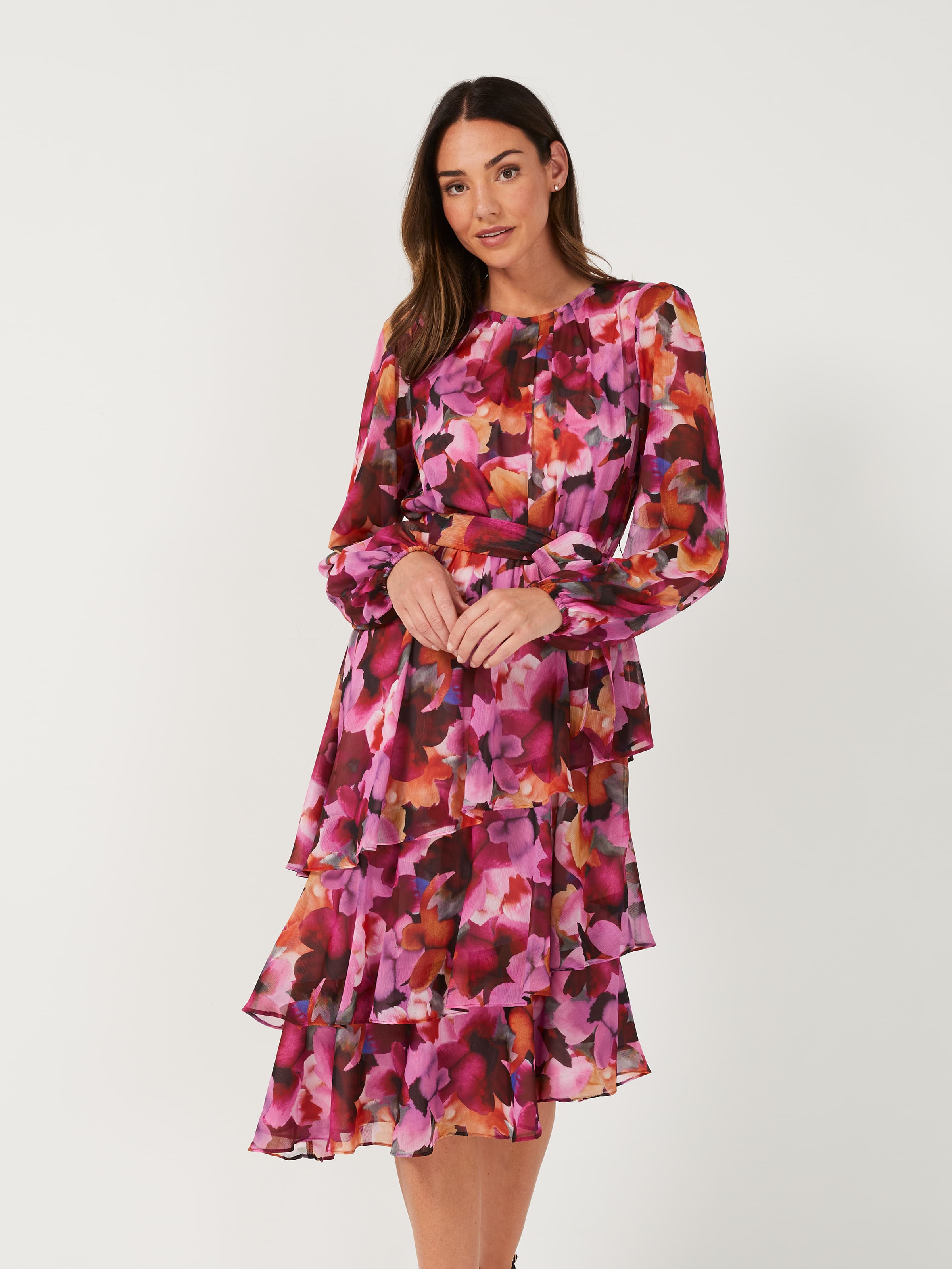 portmans green floral dress