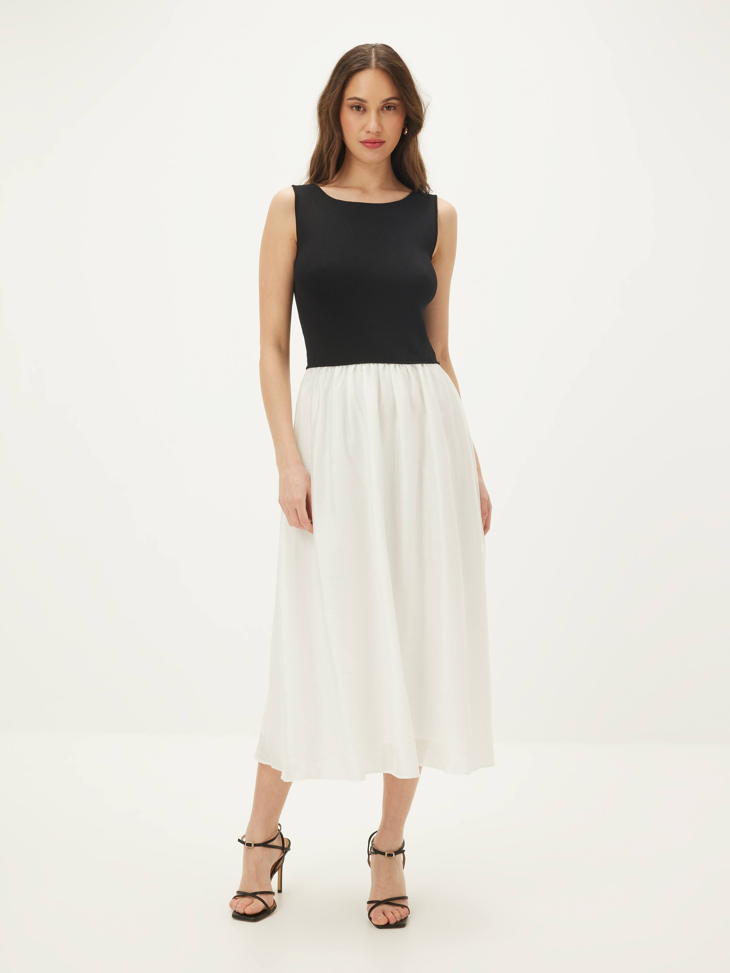 Sasha Mixed Media Dress