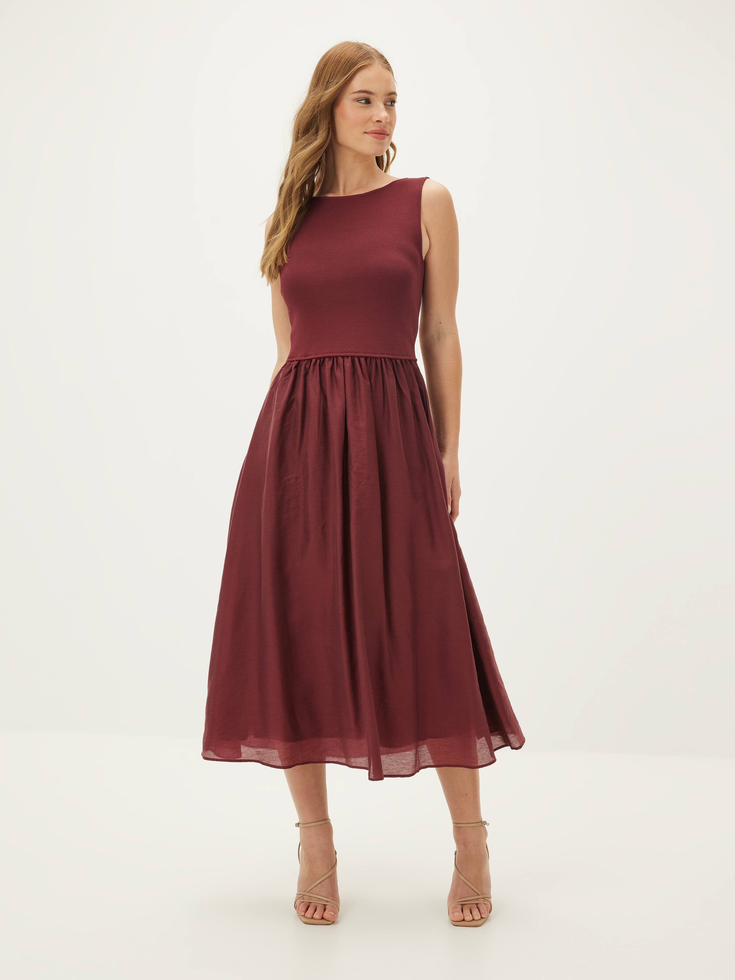 Sasha Mixed Media Dress