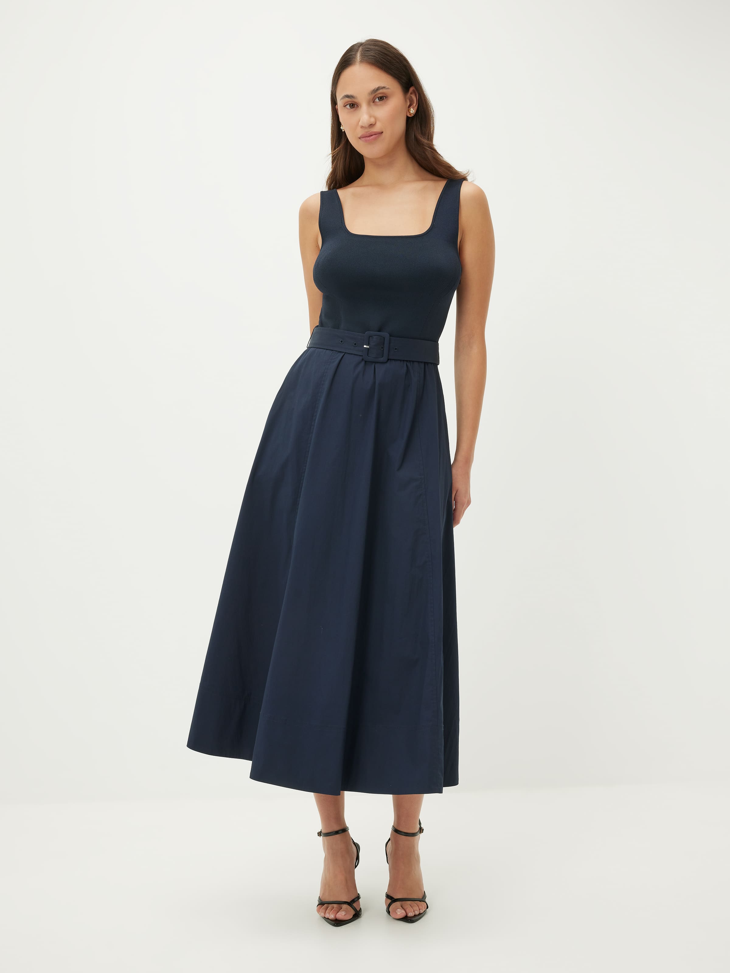 Maddie Mixed Media Dress