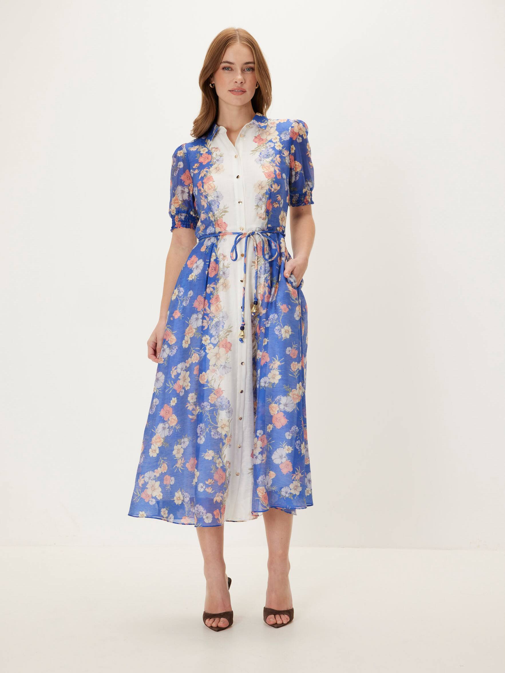 Claire Midi Shirt Dress