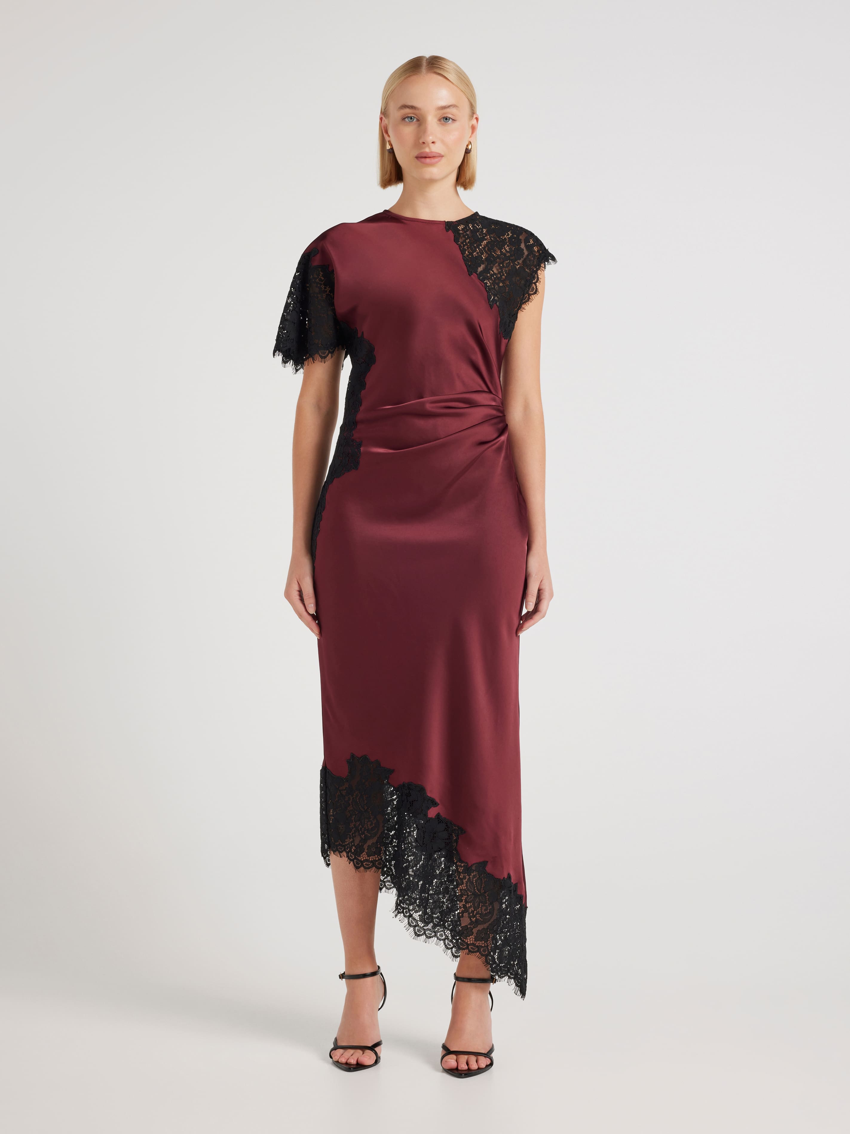 portmans signature lace dress Portmans Signature coral lace dress