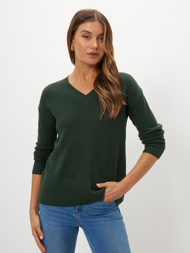 Ryan V-Neck Knit Top                                                                                                            
