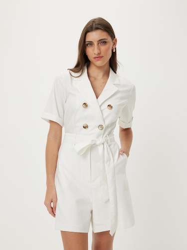 Julie Button Playsuit                                                                                                           