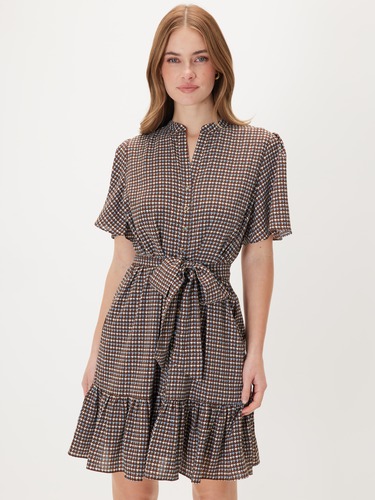 Isabella Flutter Sleeve Career Dress