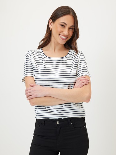 Sasha Stripe Tee                                                                                                                