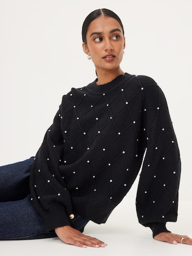 Diamond Diamante Jumper                                                                                                         