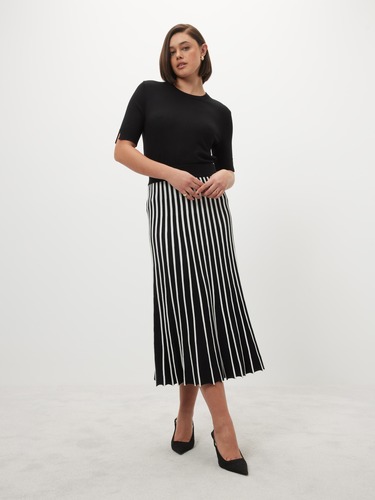 Savanna Stripe Knit Skirt
