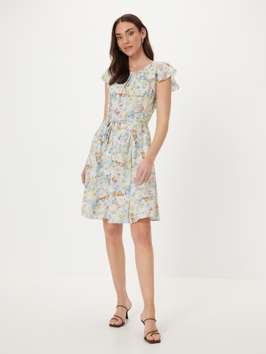 Sophia Frill Sleeve Dress                                                                                                       
