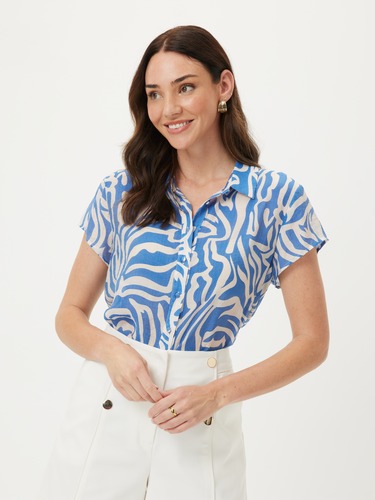 Emma Collared Short Sleeve Shirt                                                                                                