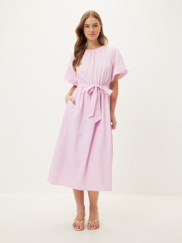 Kimmy Belted Midi Dress                                                                                                         