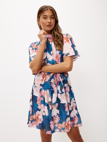 Annie High Neck Dress                                                                                                           