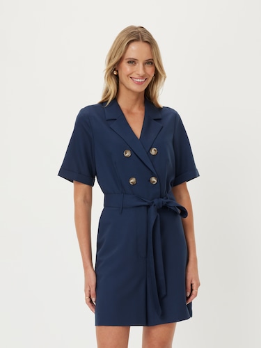 Julie Button Playsuit                                                                                                           