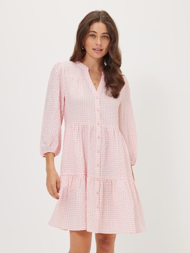 Ellie Gingham Shirt Dress                                                                                                       