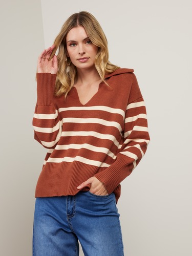 Madeline Collar Knit Jumper