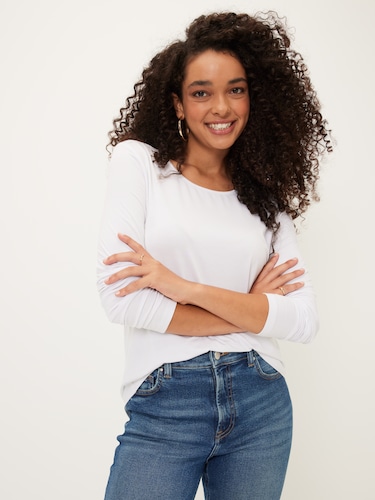 Sammy Long Sleeve Jersey Top                                                                                                    