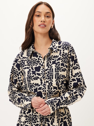 Tara Twill Printed Shirt                                                                                                        