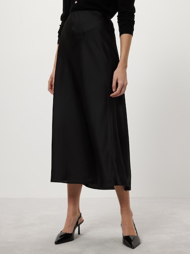 Anya Satin Slip Skirt                                                                                                           