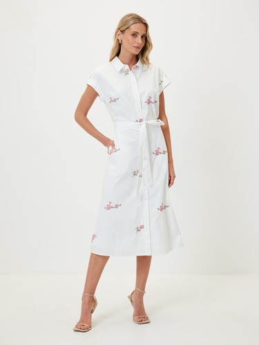 Michelle Drop Shoulder Midi Dress                                                                                               