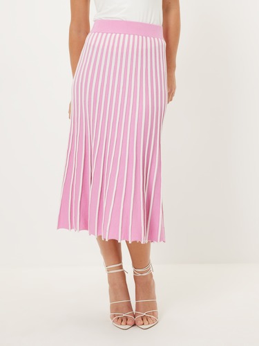 Savanna Stripe Knit Skirt                                                                                                       