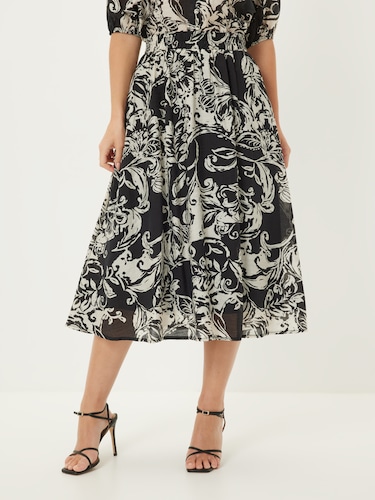Katie Floaty Midi Skirt                                                                                                         