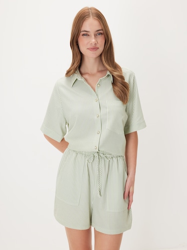 Erin Elastic Waist Tie Short                                                                                                    